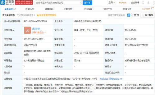 B站投資子皿力網絡科技公司，拓展文藝創作與信息系統集成服務布局